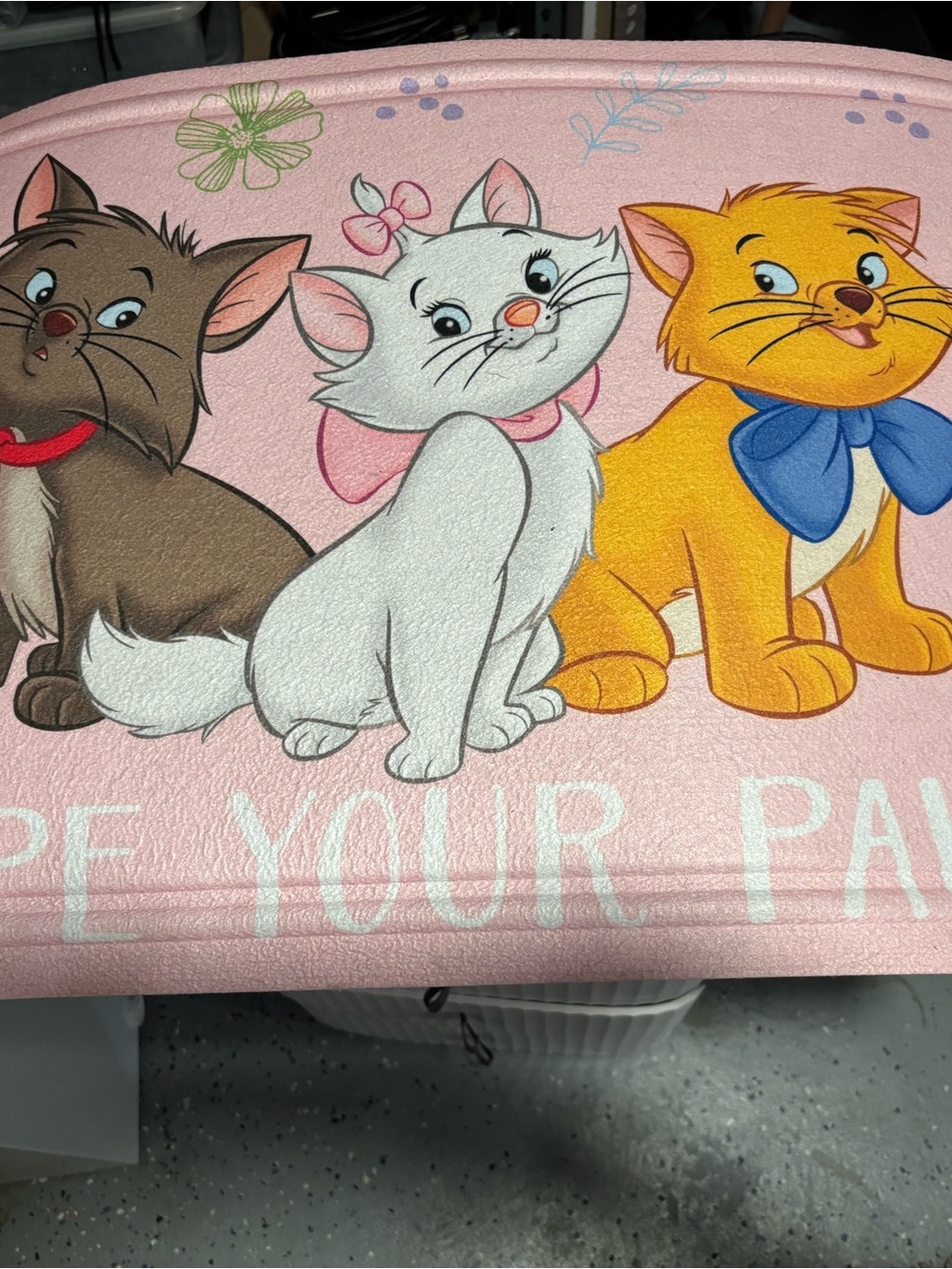 Disney Pink Kitty Doormat featuring Marie from Aristocats